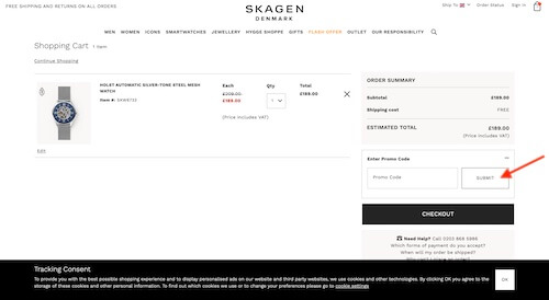 Skagen promo code discount